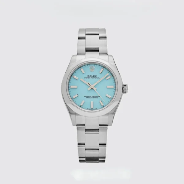 Rolex Oyster Perpetual Tiffany Blue Dial