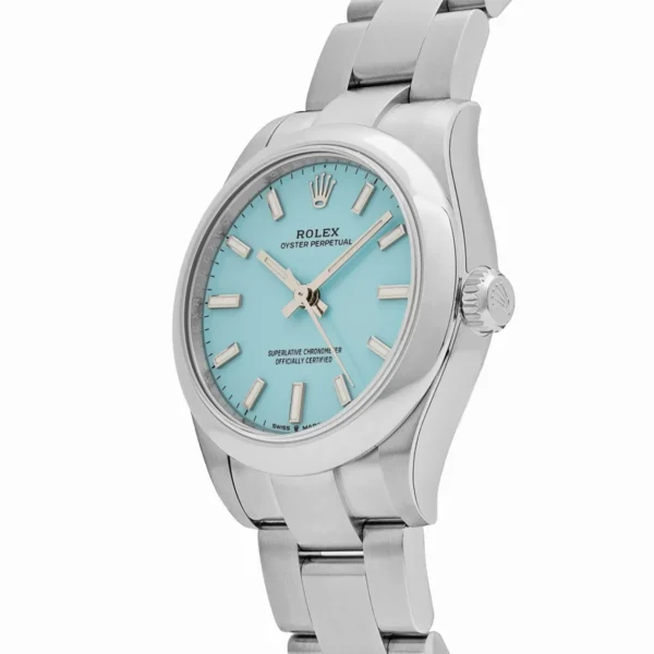 Rolex Oyster Perpetual Tiffany Blue Dial