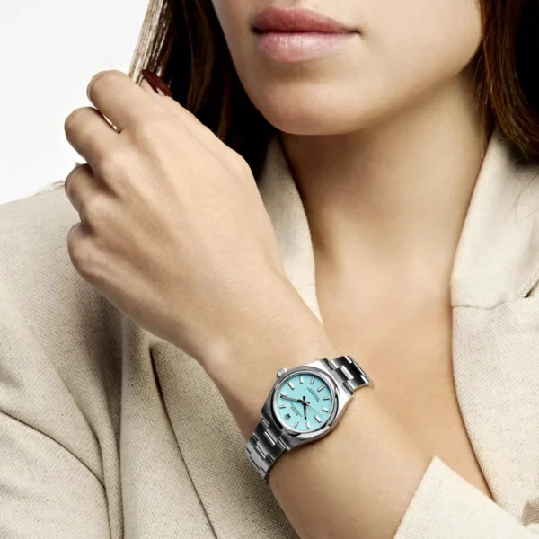 Rolex Oyster Perpetual Tiffany Blue Dial