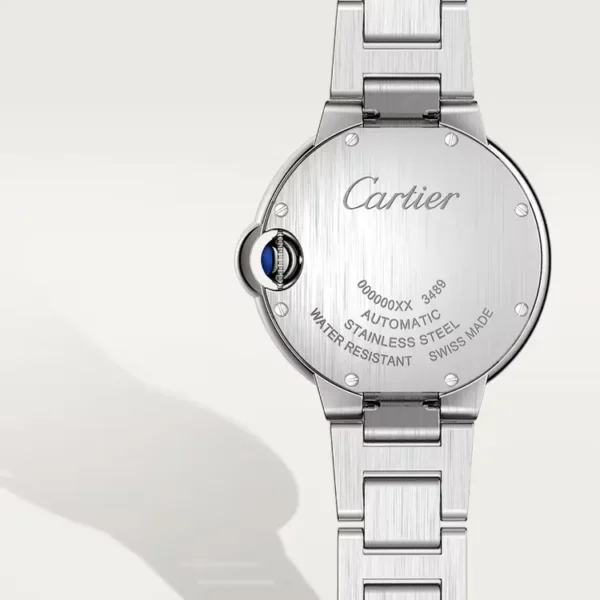 Cartier Ballon Bleu Silver Diamond Dial