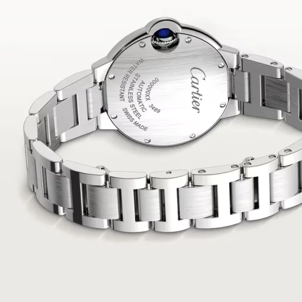 Cartier Ballon Bleu Silver Diamond Dial