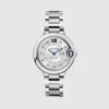 Cartier Ballon Bleu Silver Diamond Dial