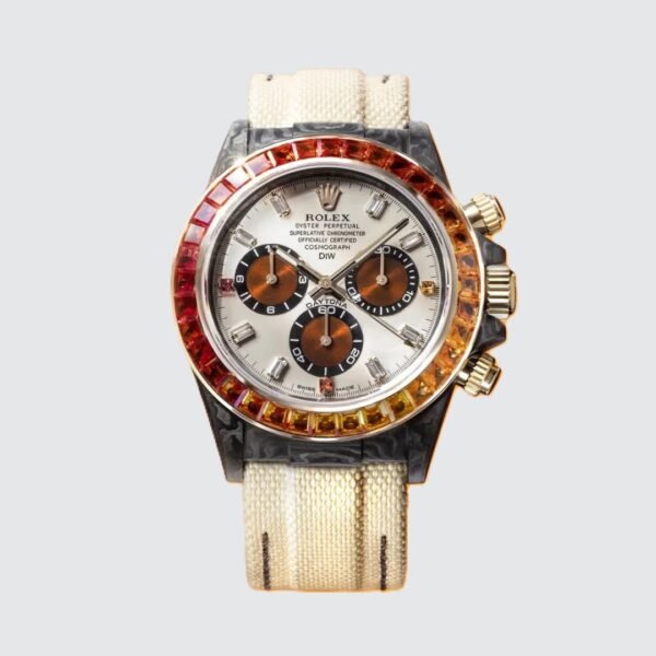 Rolex Daytona White Green Carbon