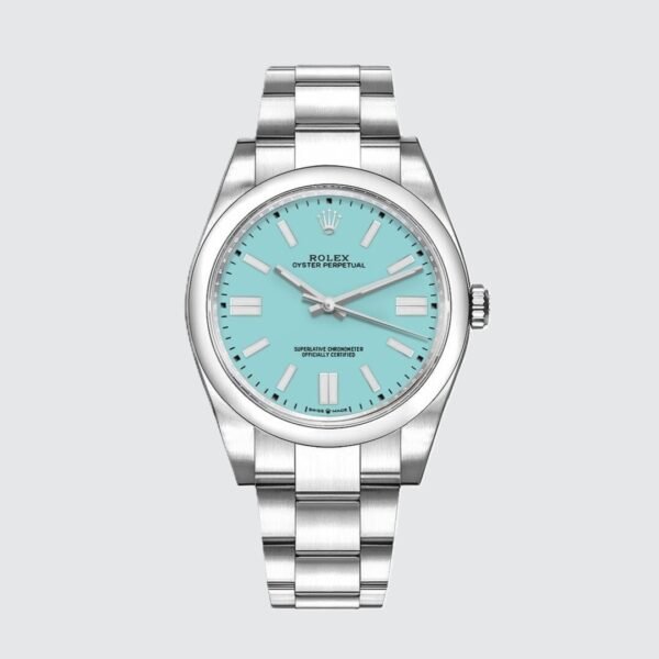 Rolex Oyster Perpetual Turquoise Dial