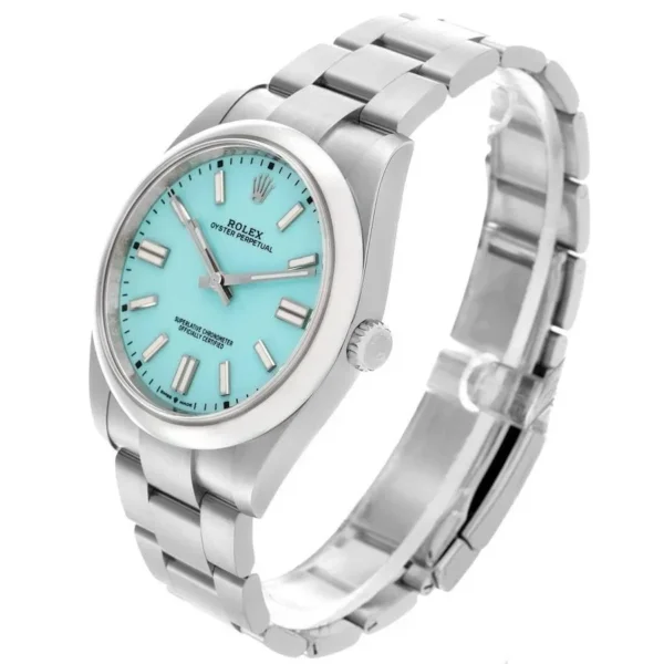 Rolex Oyster Perpetual Turquoise Dial