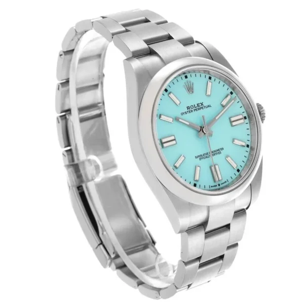 Rolex Oyster Perpetual Turquoise Dial