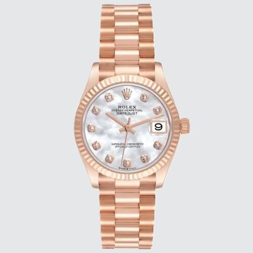Rolex Datejust Rose Gold Diamond Dial
