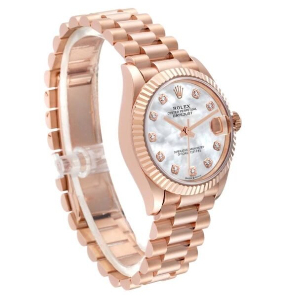 Rolex Datejust Rose Gold Diamond Dial