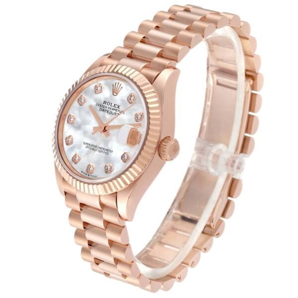 Rolex Datejust Rose Gold Diamond Dial