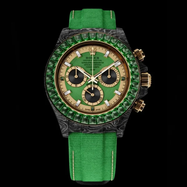 Rolex Daytona Carbon Black Green