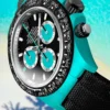 Rolex Daytona Turquoise Black