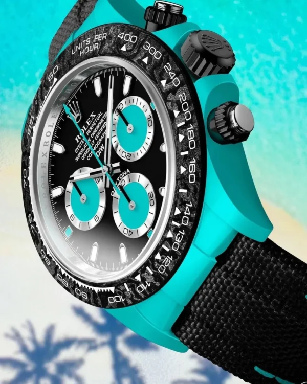 Rolex Daytona Turquoise Black
