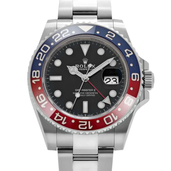 Rolex GMT-Master II Pepsi Black Dial