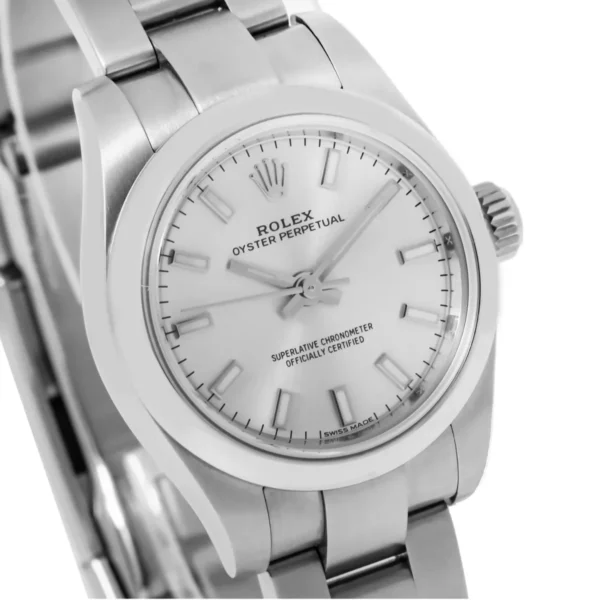 Rolex Oyster Perpetual Silver Dial