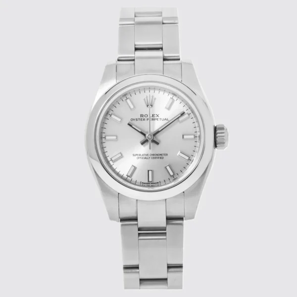 Rolex Oyster Perpetual Silver Dial