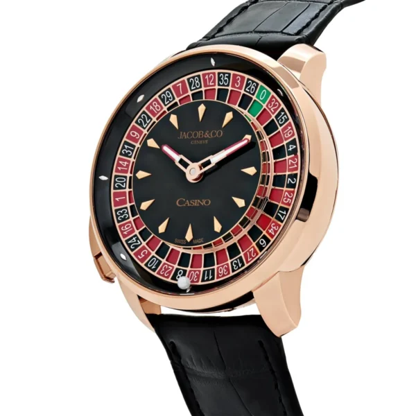 Jacob & Co The Casino Tourbillon Rose Gold Case