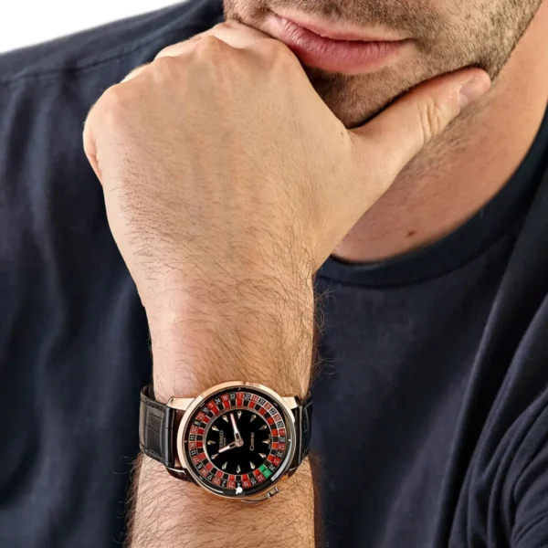 Jacob & Co The Casino Tourbillon Rose Gold Case