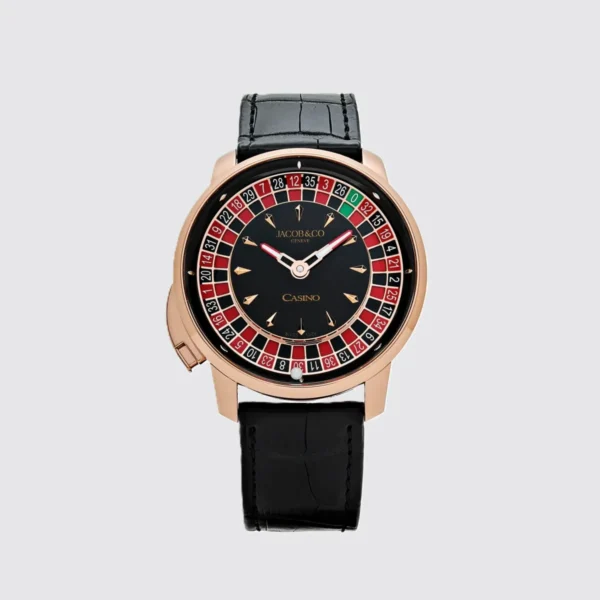 Jacob & Co The Casino Tourbillon Rose Gold Case