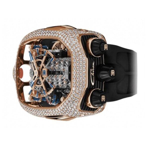 Jacob & Co Bugatti Chiron Baguette Gold Diamonds